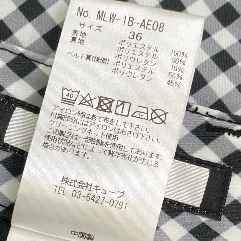 MARK&LONA スカート ブラック サイズ36 サイズ：36 MARK&LONA マークアンドロナ キュロットスカート ブラック