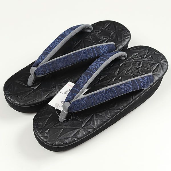 新品未使用】博多織 鼻緒草履 レディース草履 Lサイズ シルバー グレー  