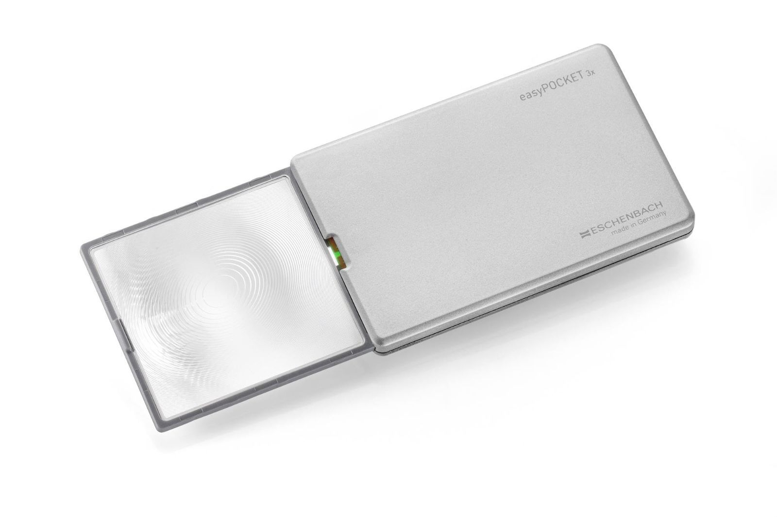 Color シルバー エッシェンバッハ ESCHENBACH 携帯用ルーペ イージーポケット 倍率3倍 LEDライト付き シルバー 1521-11