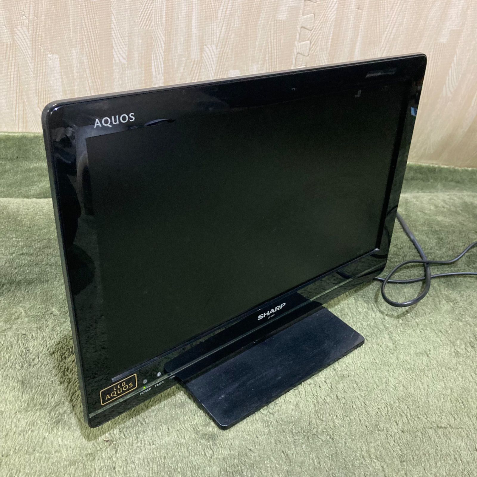 SHARP AQUOS 19インチ 液晶テレビ 2012年製 LC-19K7 中古 - 液晶テレビ