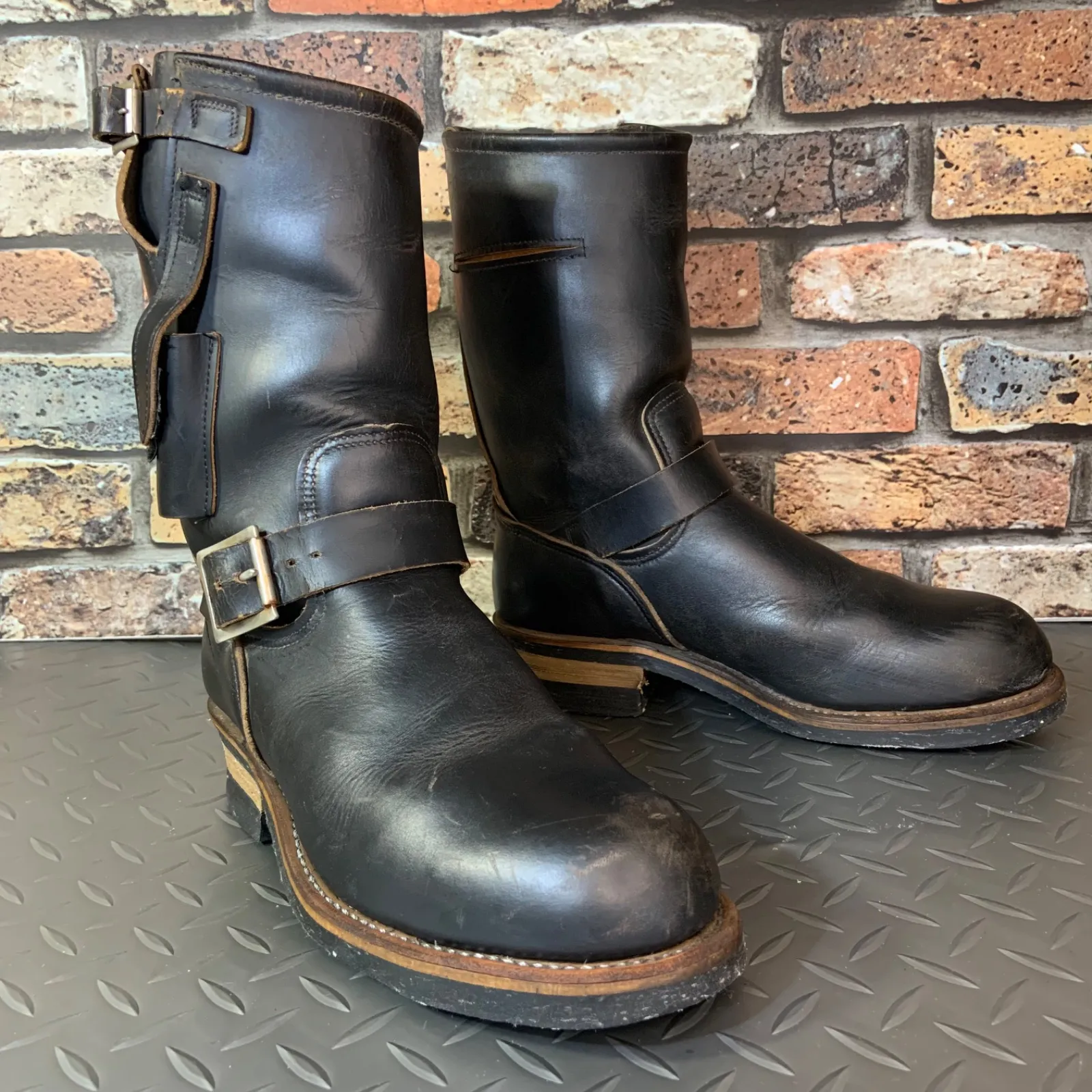 セール中⚡USA製 スチールトゥ PT91 エンジニアブーツ 90s PT91 Red Wing Made in USAエンジニアブーツ