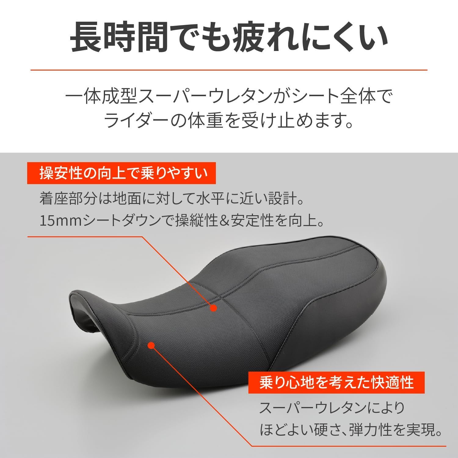 デイトナ(Daytona) バイク用 シート Z900RS/CAFE(18-24) 約15mm