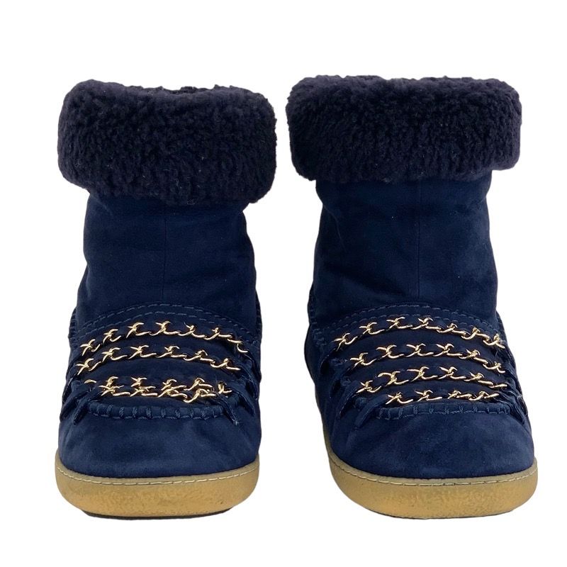 シャネル CHANEL ブーツ ショートブーツ 靴 シューズ スエード 