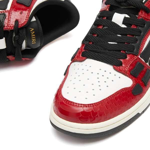 AMIRI 赤 ペイズリー柄シューズ