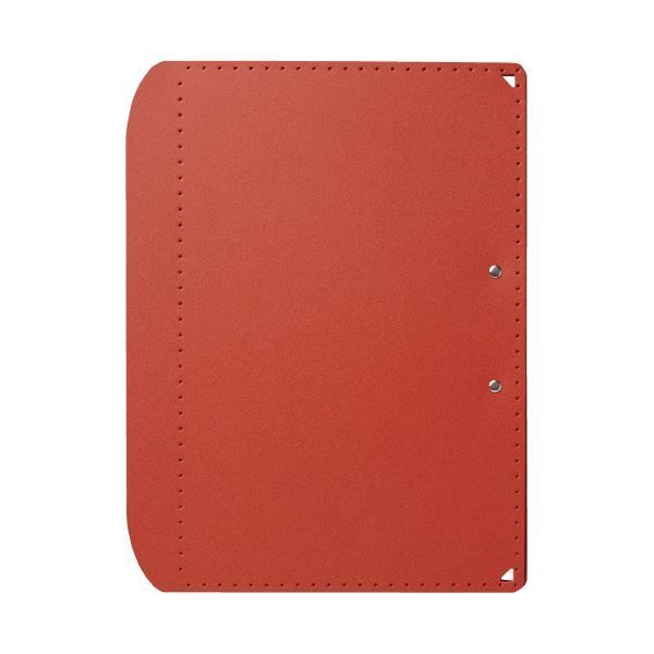 まとめ）プラス おりたためるA3クリップボード+ レッド（×50セット）