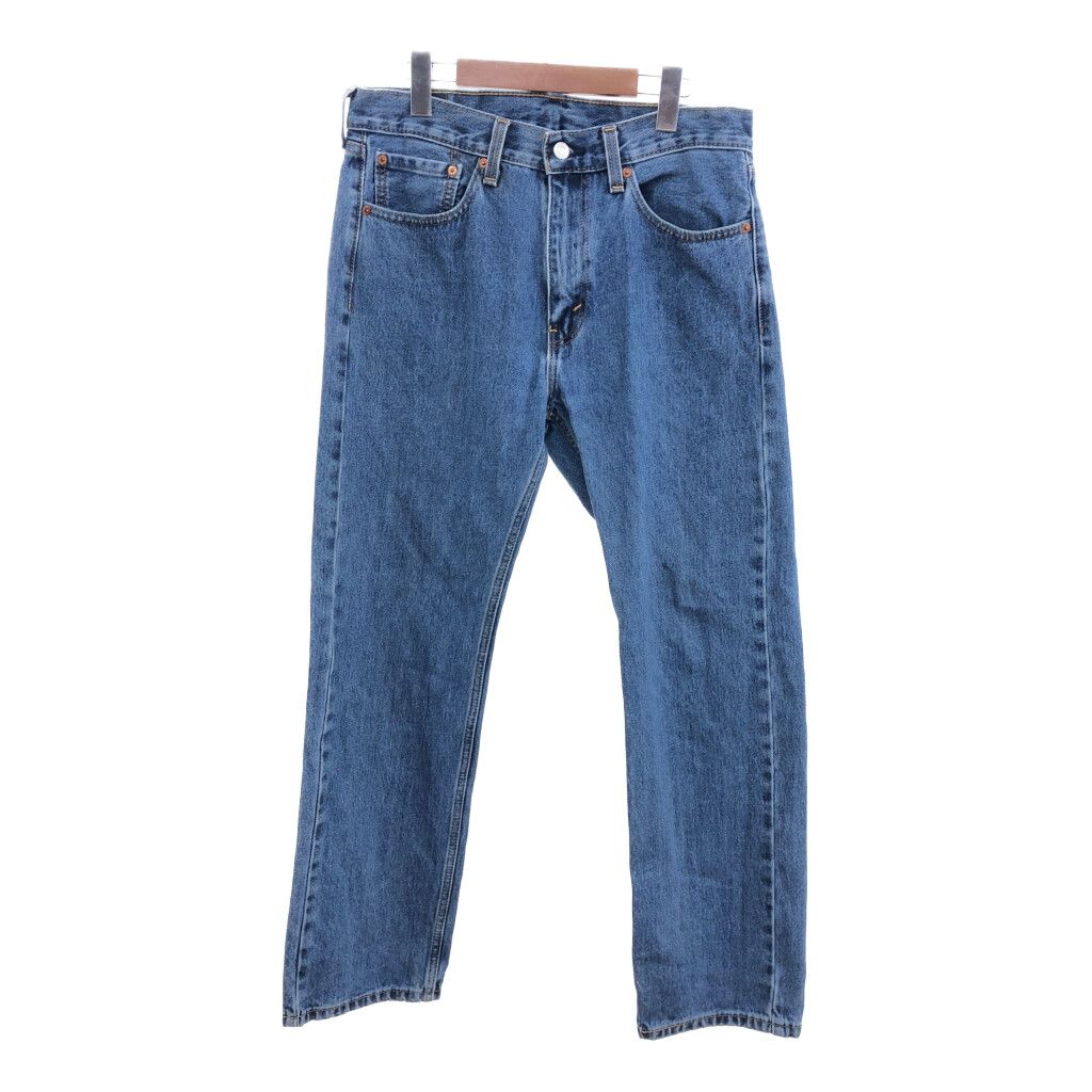 Levi's リーバイス 505 テーパード デニムパンツ ボトムス アメカジ ブルー (メンズ 32×30) 中古 古着 P9720