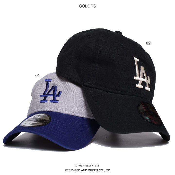 ニューエラ NEW ERA キャップ ドジャース 公式 メンズ 春夏秋冬用 全2 