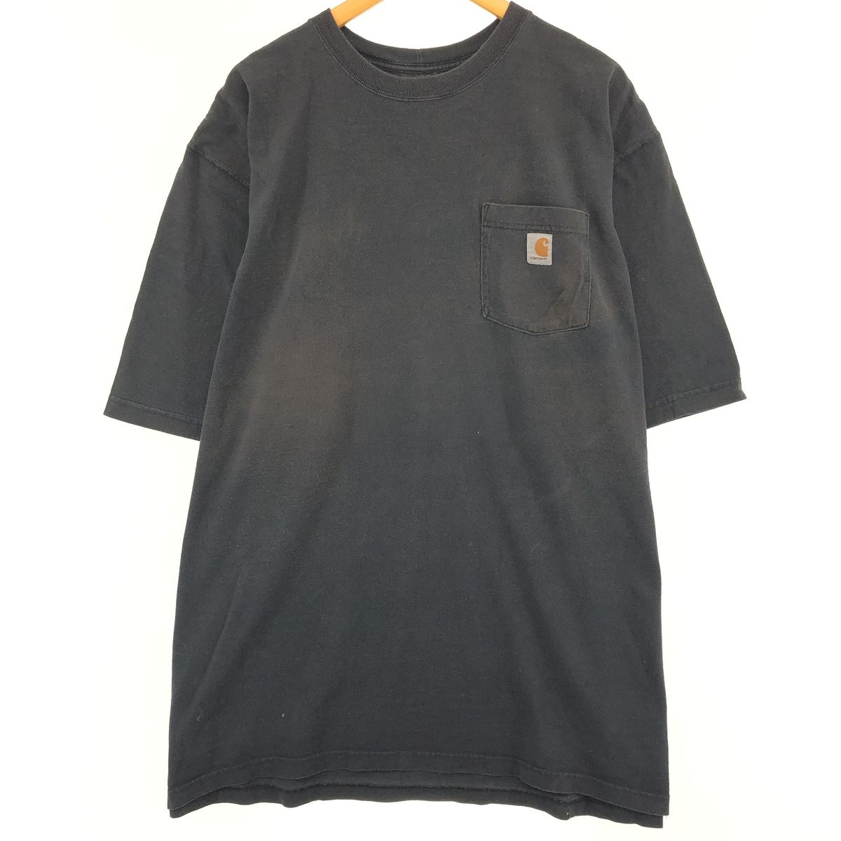 古着 ビッグサイズ カーハート Carhartt 半袖 ワンポイントロゴポケットTシャツ メンズXXXL/eaa432409