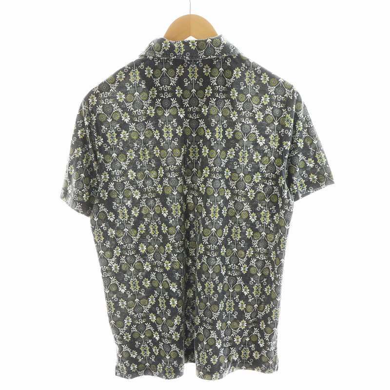 エトロ【ETRO 】ポロシャツ 半袖 XL エトロ ETRO ポロシャツ 半袖 花柄 L カーキ /AN10 - メルカリ