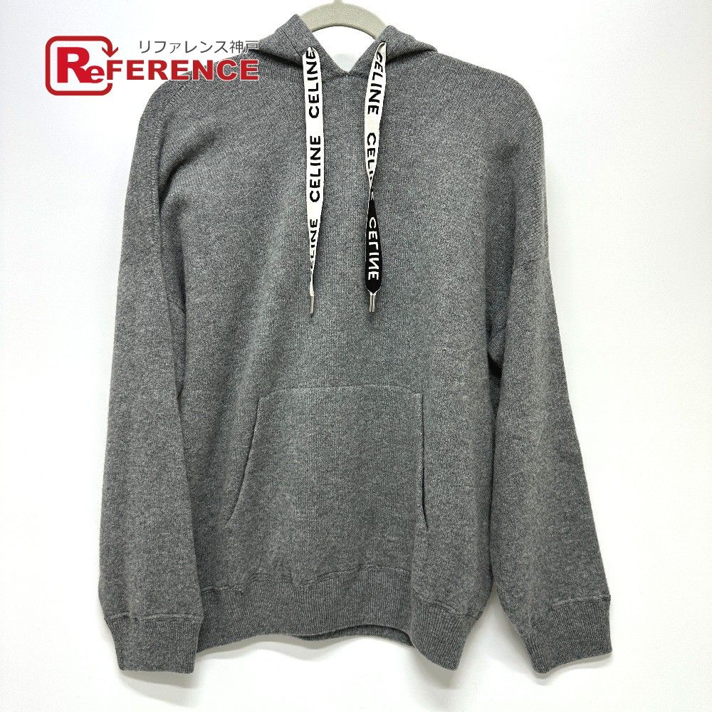 ご予約品　CELINE パーカー　ジップアップ　カシミヤ　S CELINE 24AWモデル セリーヌ トリオンフ カシミア混ウールジップ