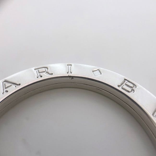 新品仕上げ BVLGARI ブルガリ キーリング シルバー925 ブルガリ キーリング シルバー ロゴマニア 新品 仕上げ済み Ag