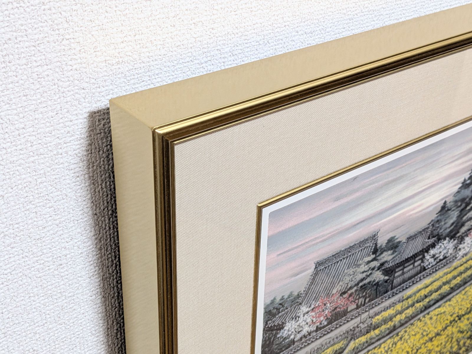 澁澤卿「香霧夕照」リトグラフ 直筆サイン+印 180部限定 作品シール 真