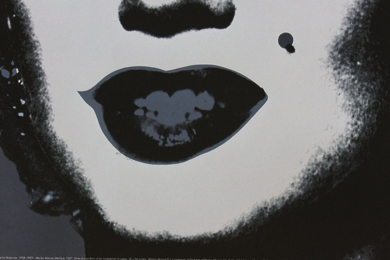 特別額装品/マリリンモンロー(Marilyn)1967(black)/ウォーホル アンディ ウォーホル「マリリン モンロー(ブラック)1967」展示用