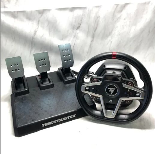 極美品】Thrustmaster スラストマスター レーシングコントローラー 