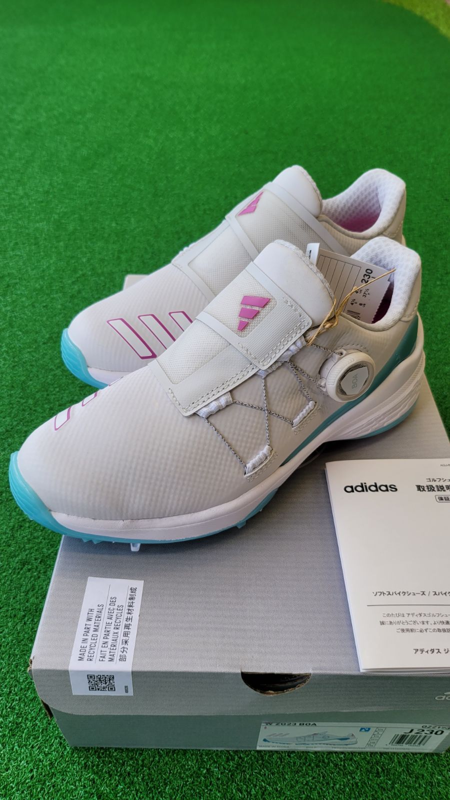 アディダス GZ 2173 ZG 23 ボア レディース ゴルフシューズ スパイク cm