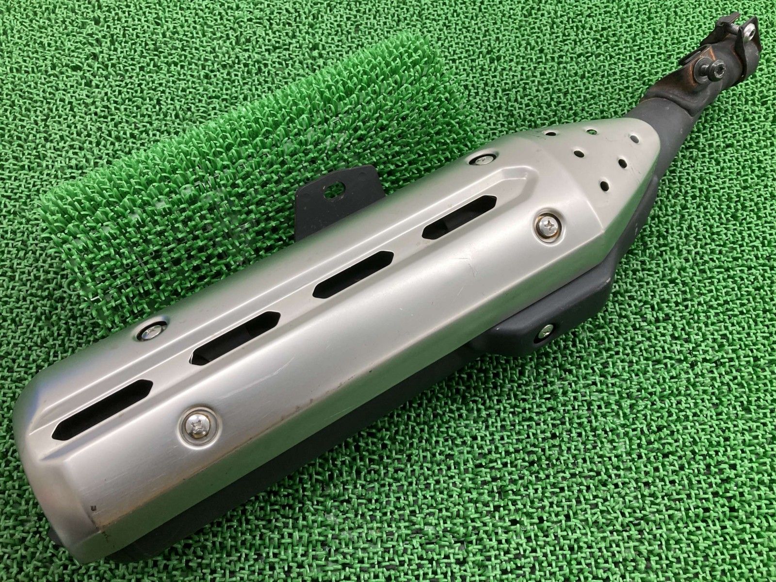 セロー250 サイレンサーマフラー B7C ヤマハ 純正 バイク 部品 DG31J SEROW250 トリッカー ヒートガード ファイナル 【中古】 29 セロー250 サイレンサーマフラー B7C ヤマハ 純正 中古 バイク 部品
