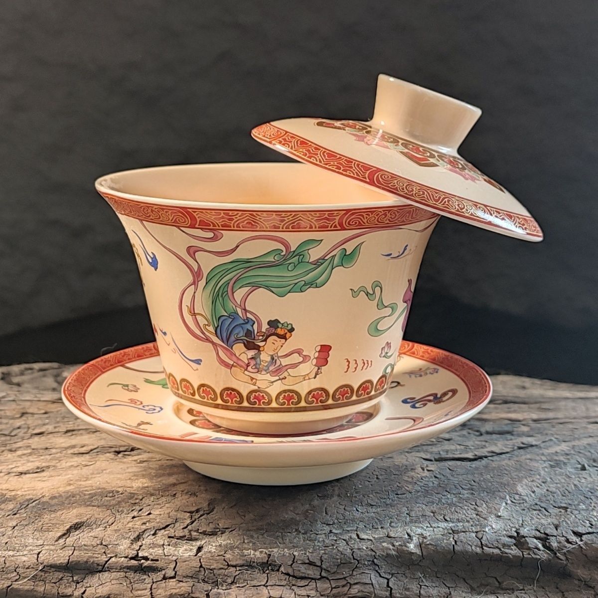 中国茶器 飛天三才蓋碗 茶碗 煎茶道具 新品未使用 中国茶器 茶花三才蓋碗 茶碗 煎茶器 茶道具 新品未使用 - メルカリ