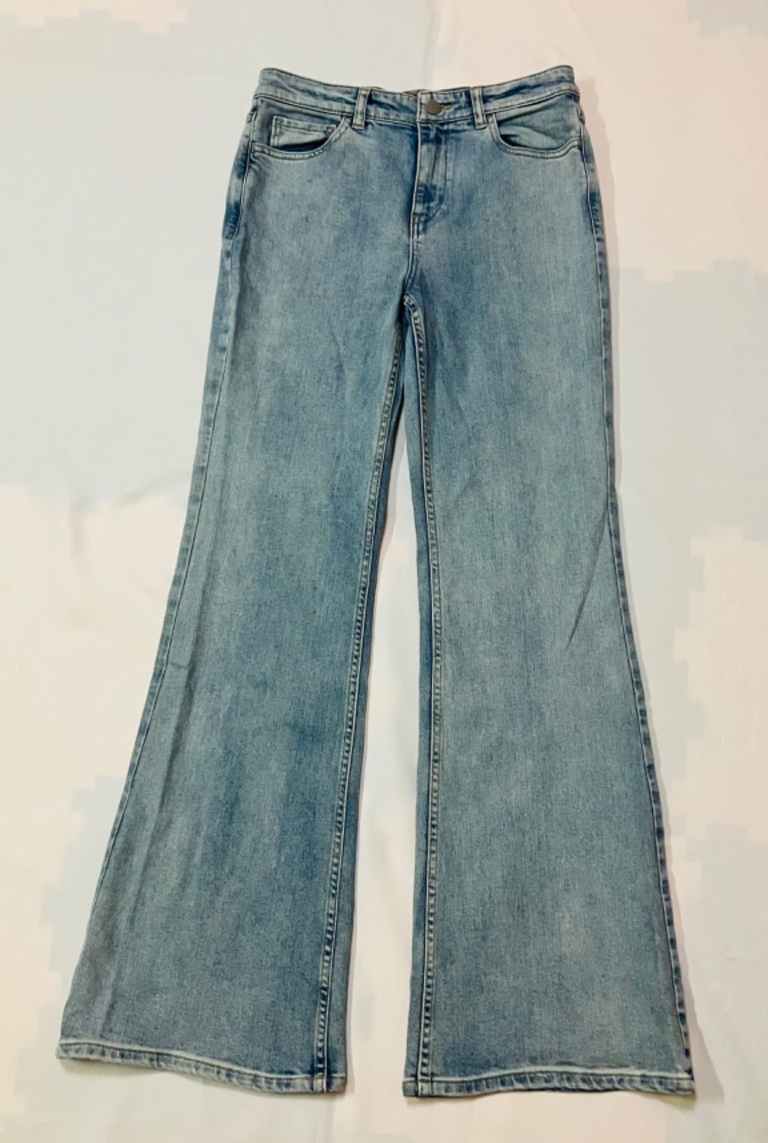 美品 Theoryセオリー ストレッチデニムジーンズ ライトブルー