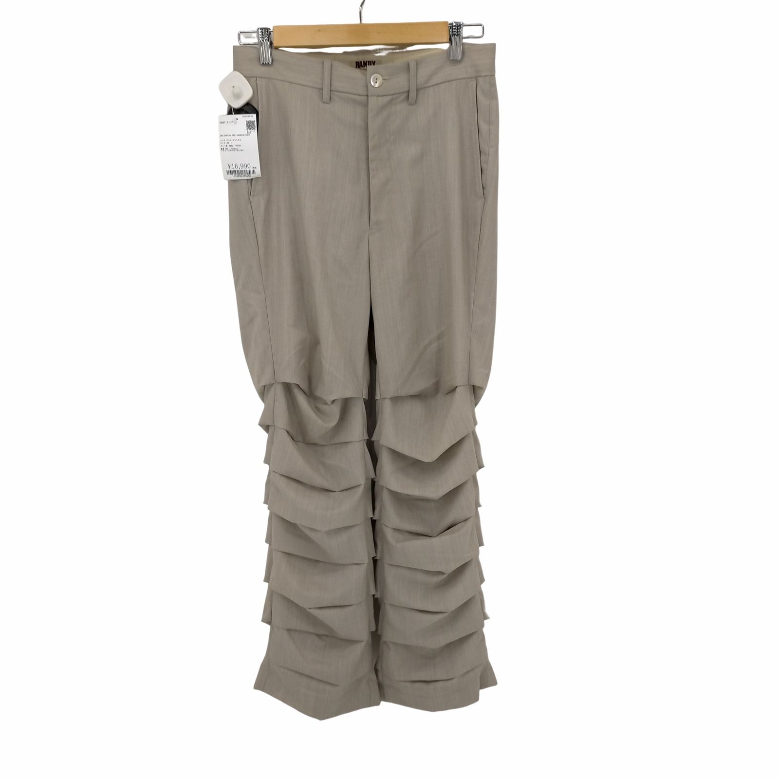 ランディ RANDY 23SS SHOPPING CART ACCORDION PANTS メンズ JPN：1