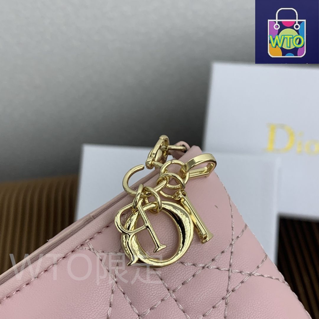 Dior ディオール ウォレット チャーム チャームがお洒落♪】DIOR☆Miss Dior グリシーヌウォレット