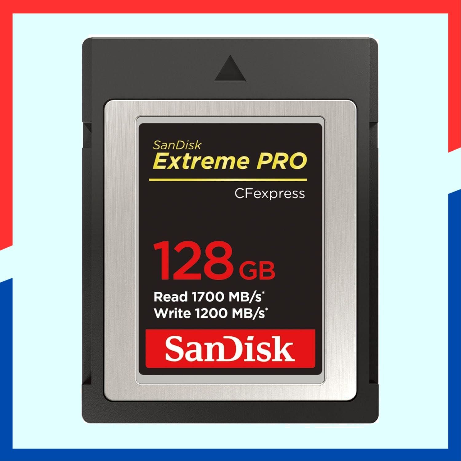商品 Type CFexpress B 128GB 最大読取り速度 正規品 1700MB|秒 SanDisk サンディスク Extreme PRO SDCFE-128G-GH4NN