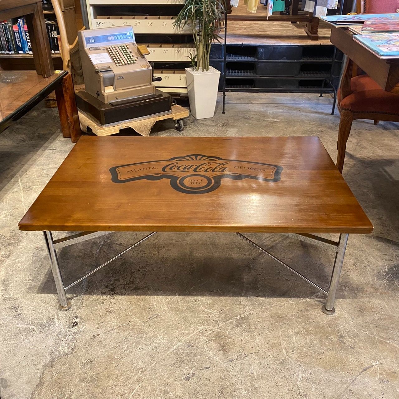 COCA-COLA BRAND コカコーラブランド ハイテーブル COCA-COLA BRAND