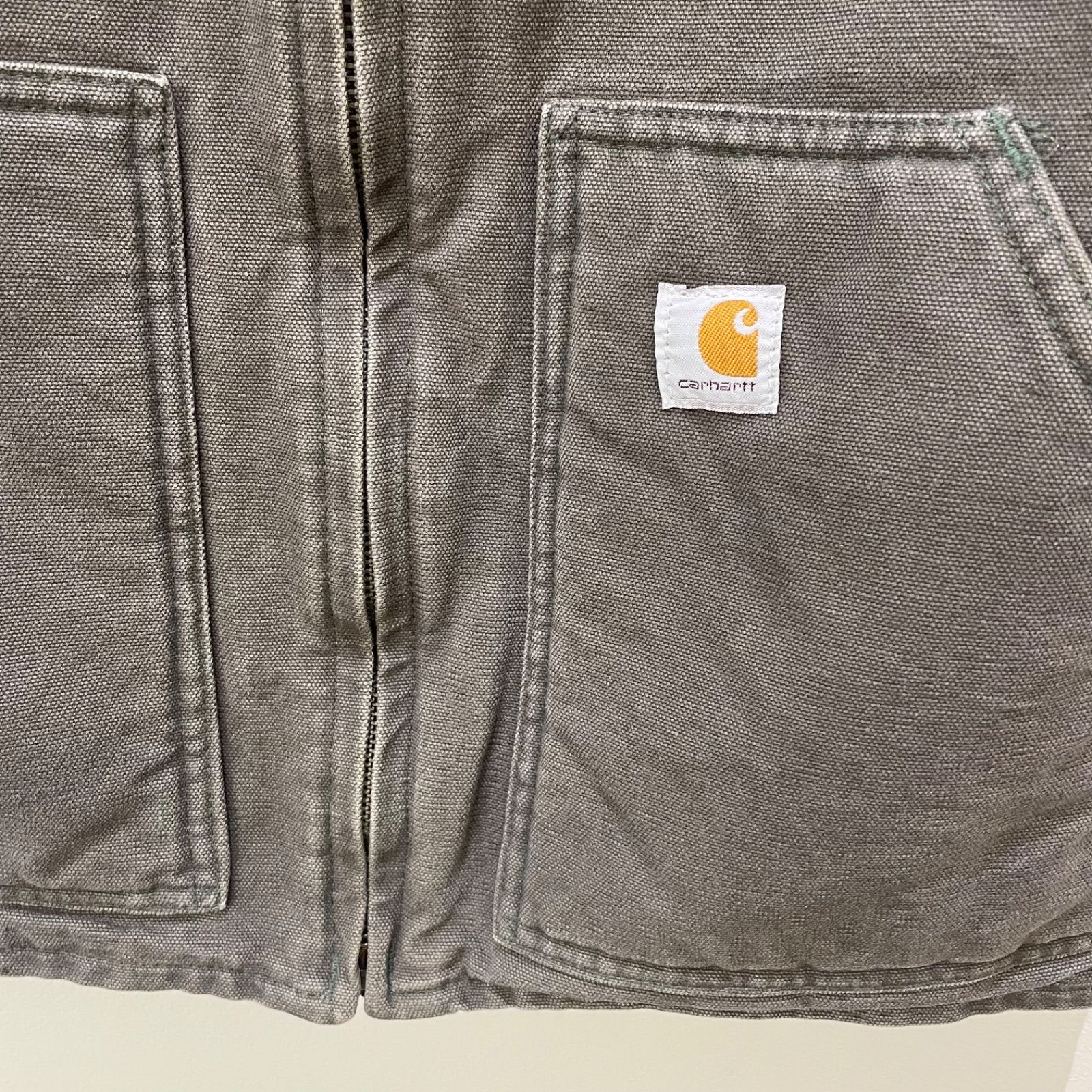 carhartt カーハート 裏ボアダックベスト ワークベスト S(4/6) カーキ 