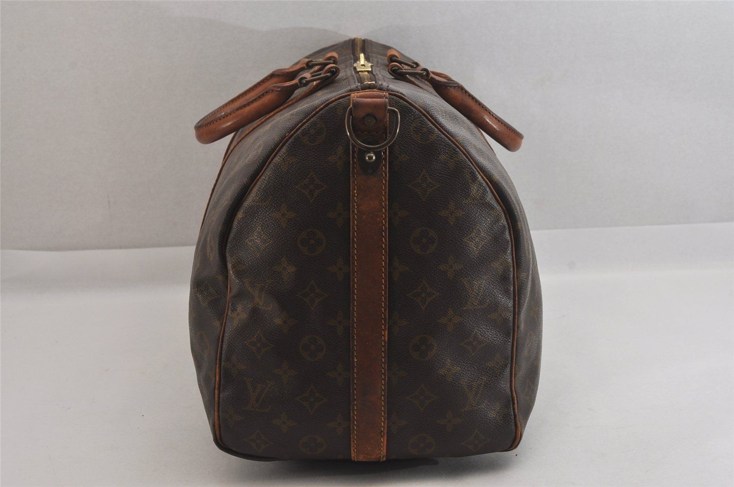 ルイヴィトン モノグラム キーポル50 レザー ボストンバッグ　ハンドバッグ ルイヴィトン LOUIS VUITTON キーポル50 モノグラム ボストン