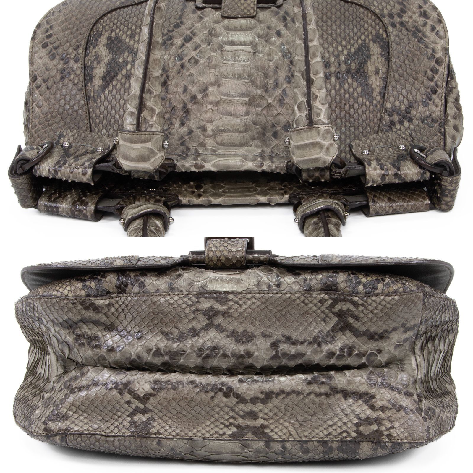 本物 送料無料 フェラガモ ハンドバッグ レディース パイソン