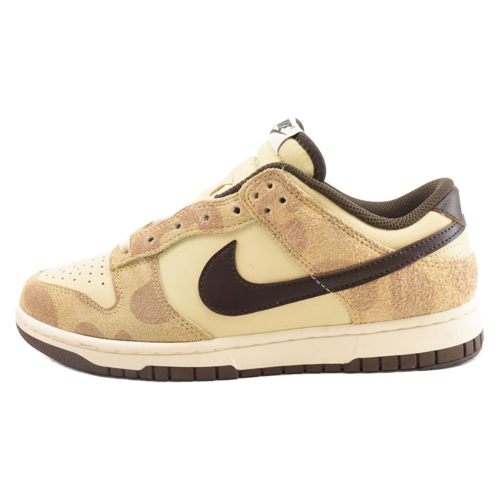 NIKE (ナイキ) ダンク レトロ アニマルパック ジラフ プリント チーター ローカットスニーカー ブラウン/ベージュ US8.5/26.5cm DH7913-200