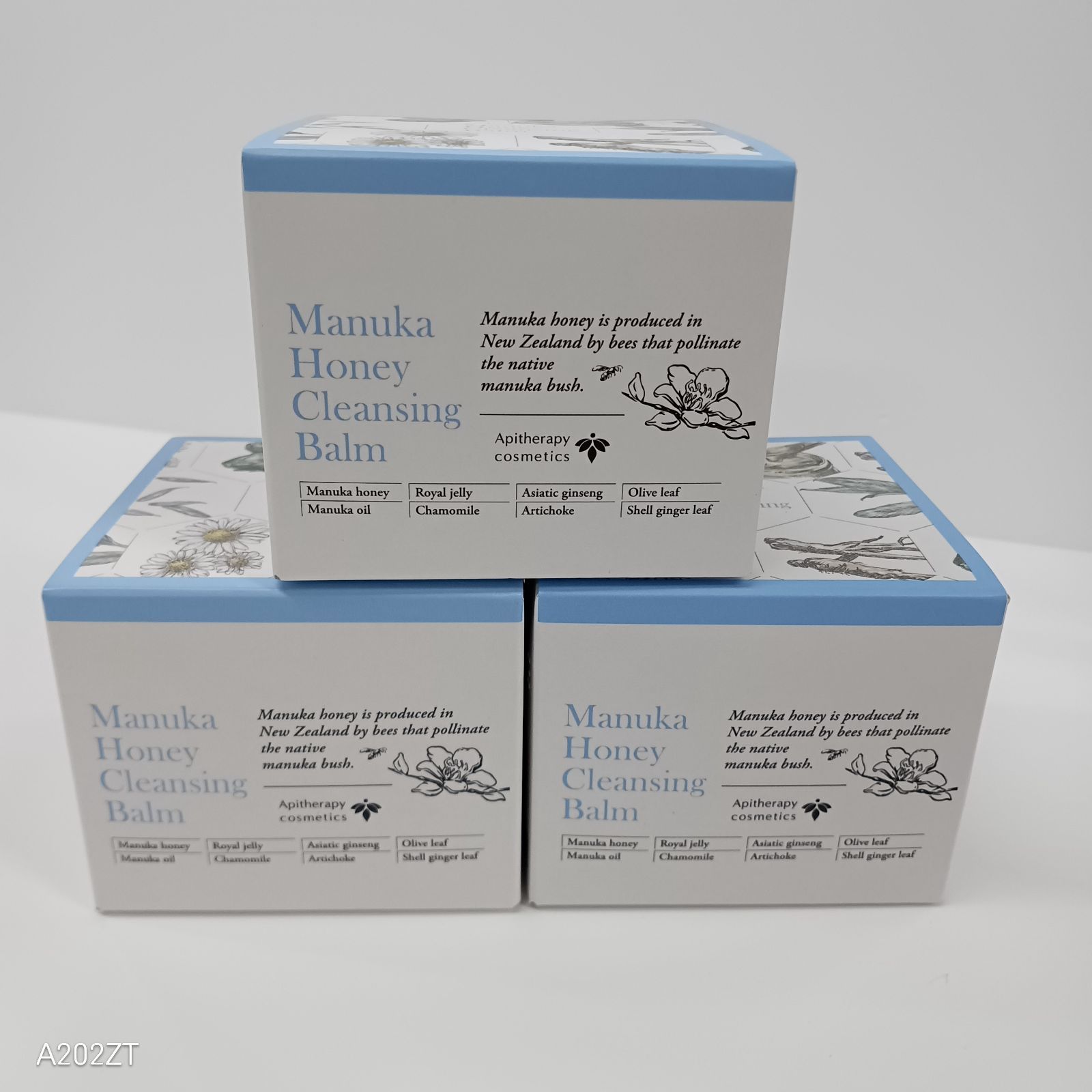 M1710 山田養蜂場 マヌカハニー クレンジングバーム a メイク落とし 洗い流し 75g 計3点セット