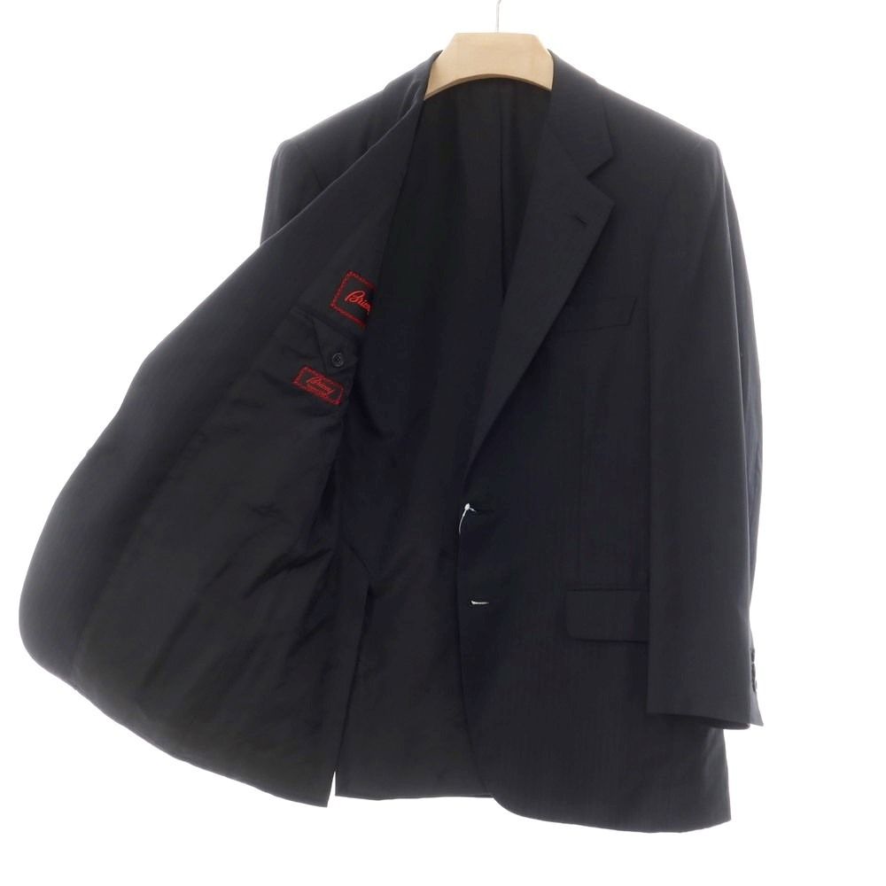 中古】ブリオーニ Brioni SUPER150'S ウール ストライプ 2つボタン