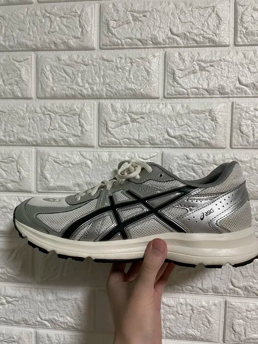Asics アシックス ジョグ 100s 白 黒 2E Wide 290