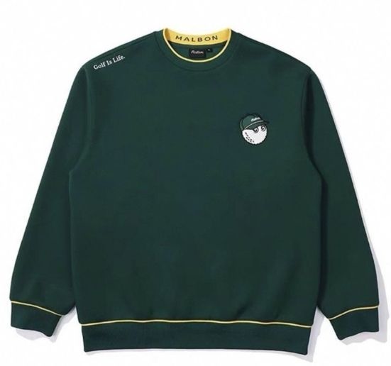 マルボンメンズ 半袖シャツ ショートパンツ 2点セット malbon グリーン