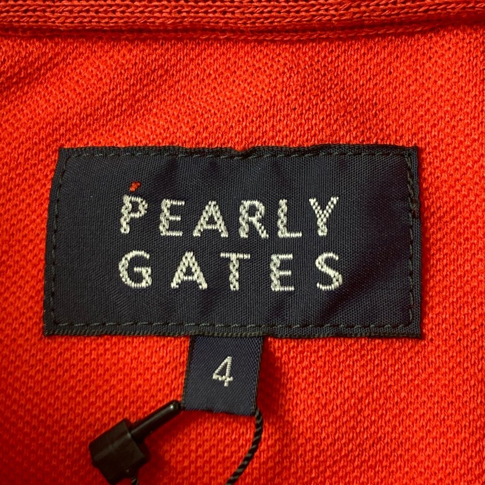 サイズ 4 PEARLY GATES パーリーゲイツ 半袖ポロシャツ オレンジ系 240101537515 ゴルフウェア メンズ ストスト LLC-HASEGAWATOSO_COM
