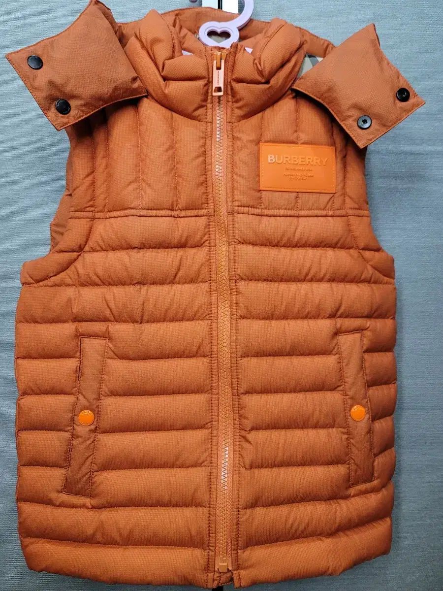 BURBERRY キッズ ダウンベスト フード付き 128cm BURBERRYキッズ