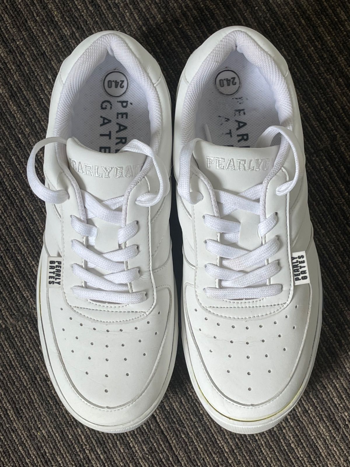 PEARLYGATES パーリーゲイツ　ゴルフシューズ　24cm PEARLY GATES パーリーゲイツ ゴルフシューズ 24cm レインボーライン