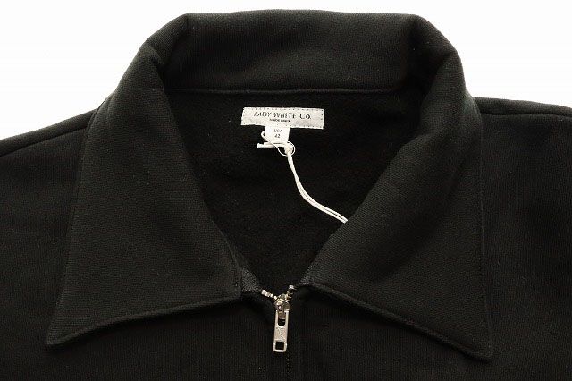 LADY WHITE CO. レディ ホワイト ZIP SWEAT JACKET XL ジップ スウェット ジャケット ブラック  【ブランド古着ベクトル】【中古】○□241226 - メルカリ