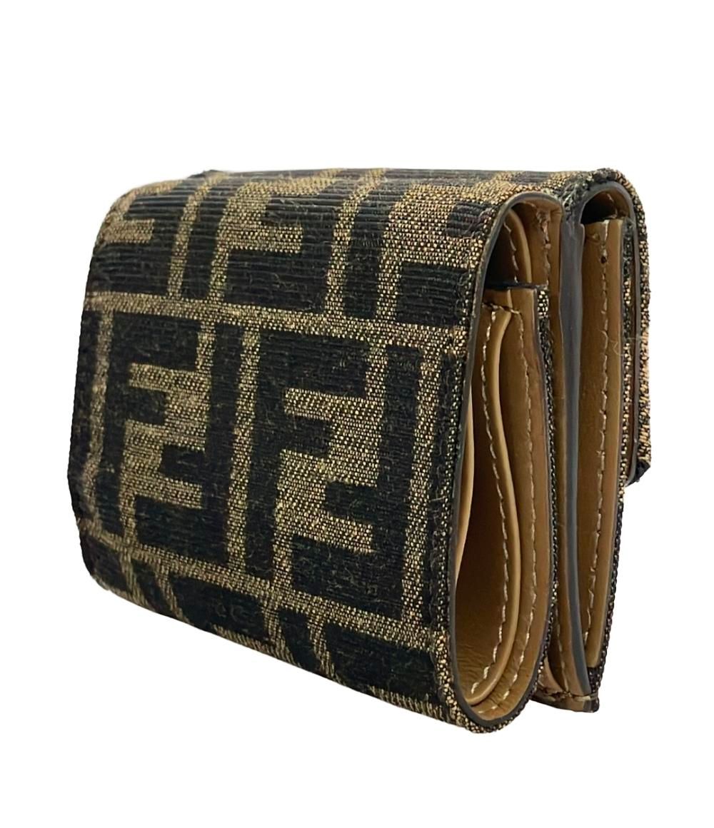 フェンディ FENDI ズッカ柄 三つ折り財布 フェンディ◎FENDI 三つ折り