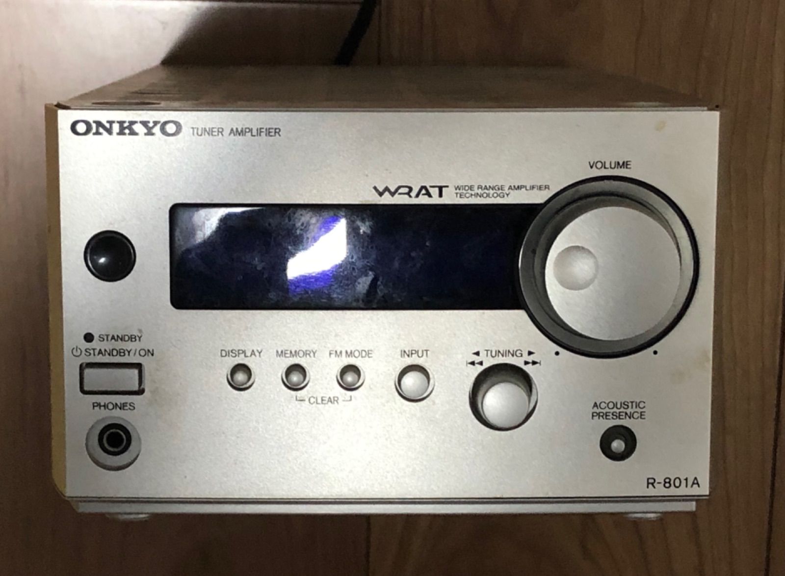 ONKYO R-801A TUNER AMPLIFIER - アンプ