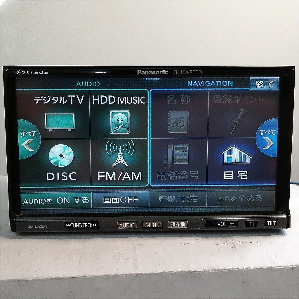 U-111☆パナソニック CN-HDS940TD☆HDDナビ ※チューナー欠品※ CD/DVD