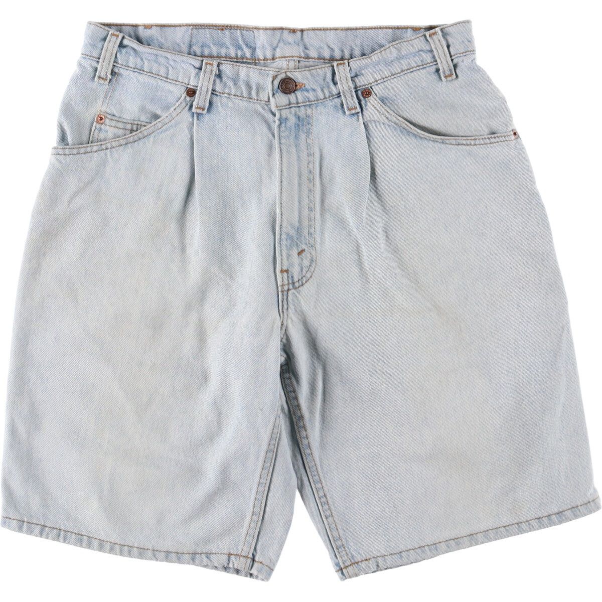 古着 90年代 リーバイス Levi s 580 BAGGY FIT オレンジタブ デニムショーツ ハーフパンツ メンズw34相当 ヴィンテージ|eaa542856