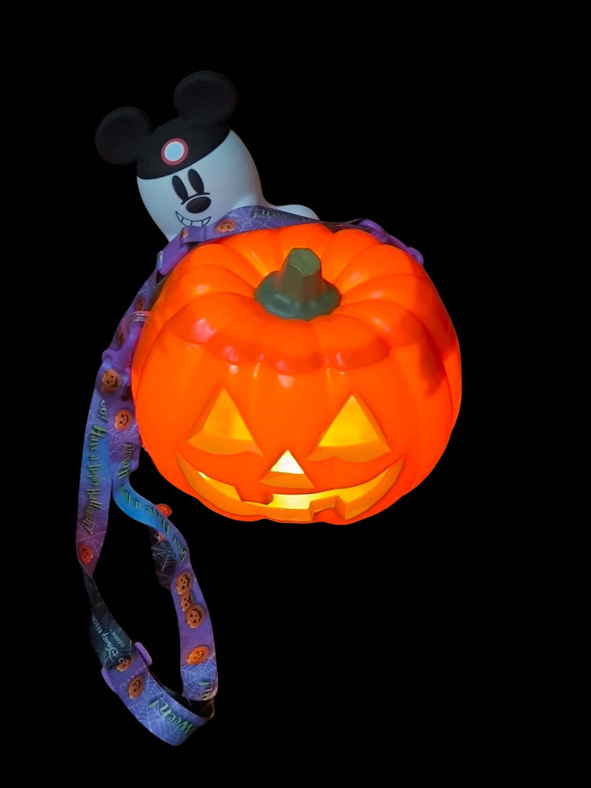 ♻️【美品】ハロウィーン ポップコーンバケット おばけミッキー
