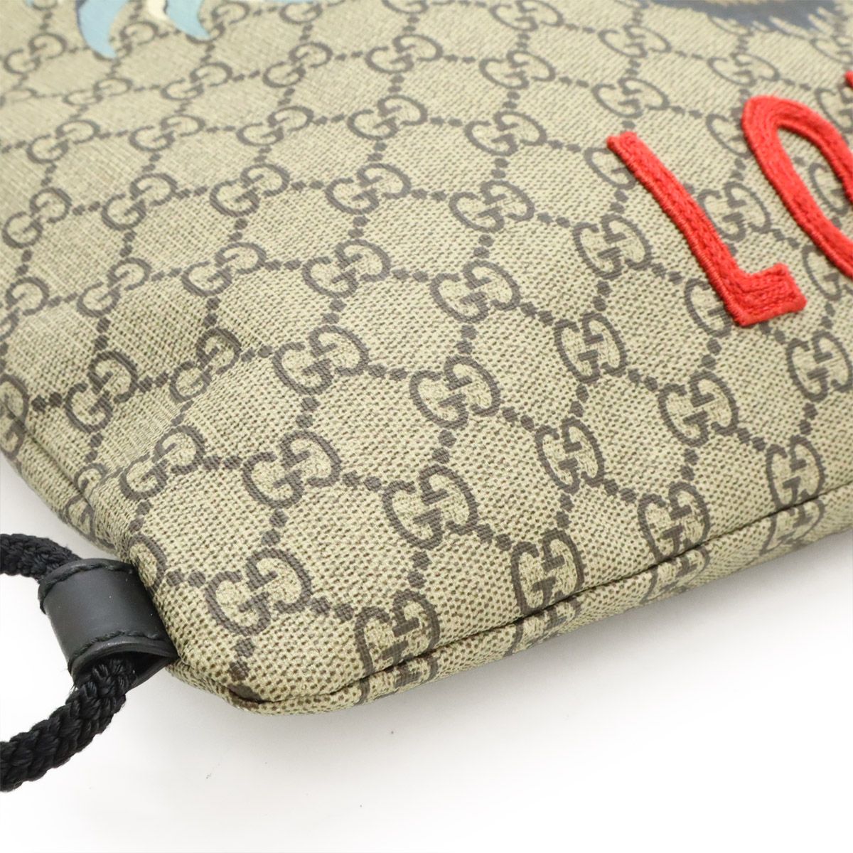 GUCCI グッチ GGスプリーム アングリーキャット LOVED ドロー