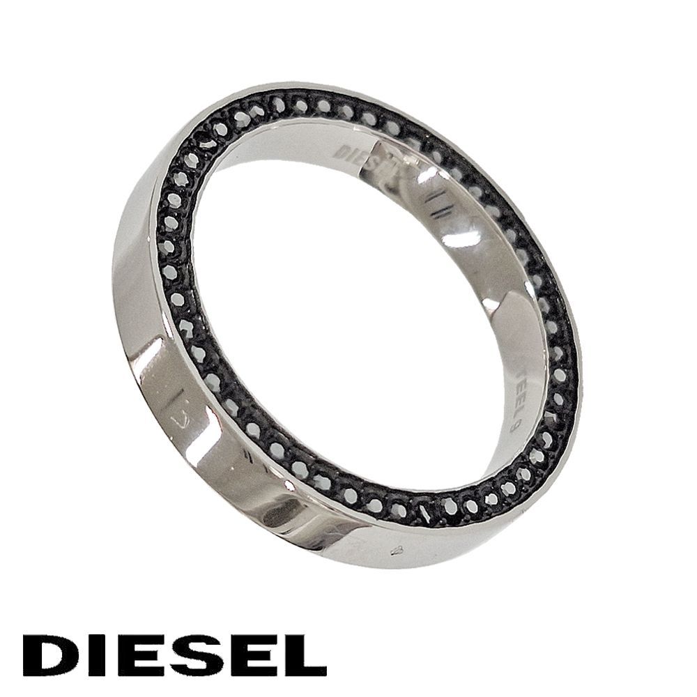 DIESEL リング セット 新品】ディーゼル リング 2PC リングセット 19号 指輪 メンズ