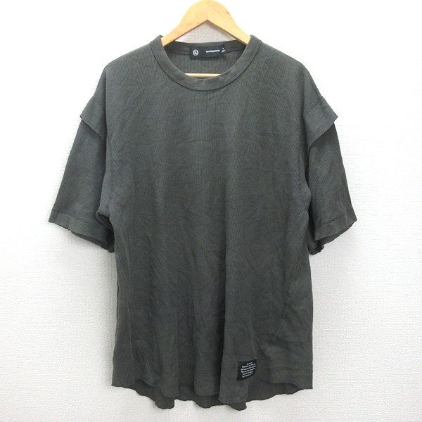 G□ジーユー/GU ×UNDERCOVER ドライワッフルT/341-351035【L