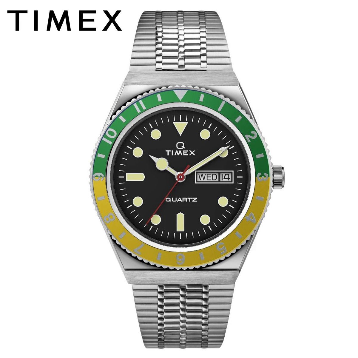 TIMEX Q タイメックス ネイビー✕オレンジ | ohmygelnails.com