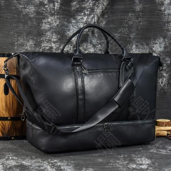 ボストンバッグ メンズ 本革 トラベルバッグ 革 旅行バッグ 旅行鞄 ゴルフバッグ スポーツバッグ 大容量 旅行 出張用 レザー バケットバッ
