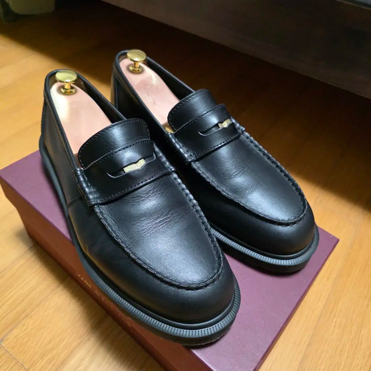 DR. MARTENS MIE ファントム ローファー ブラック UK10 290