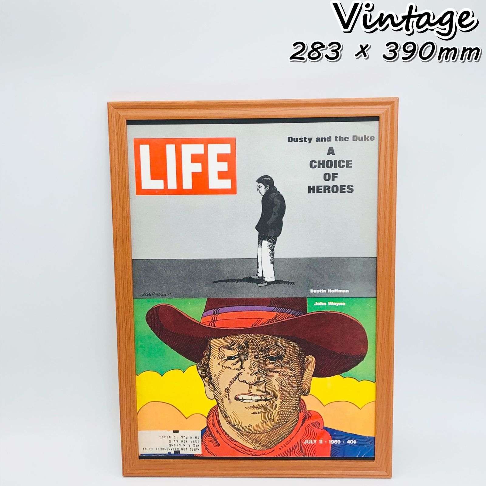 ビンテージ 広告 ポスター ライフ 雑誌 表紙 (Life)1960's 額付 ※当時物 オリジナル 輸入雑貨 ヴィンテージ レトロ ( AZ2344  ) - メルカリ